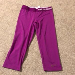 Nike Pro Combat workout capris